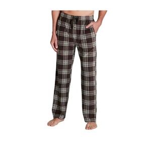 Lucky Brand Men’s Fleece Sleep Pants – Size Large – EUC Brown Cream